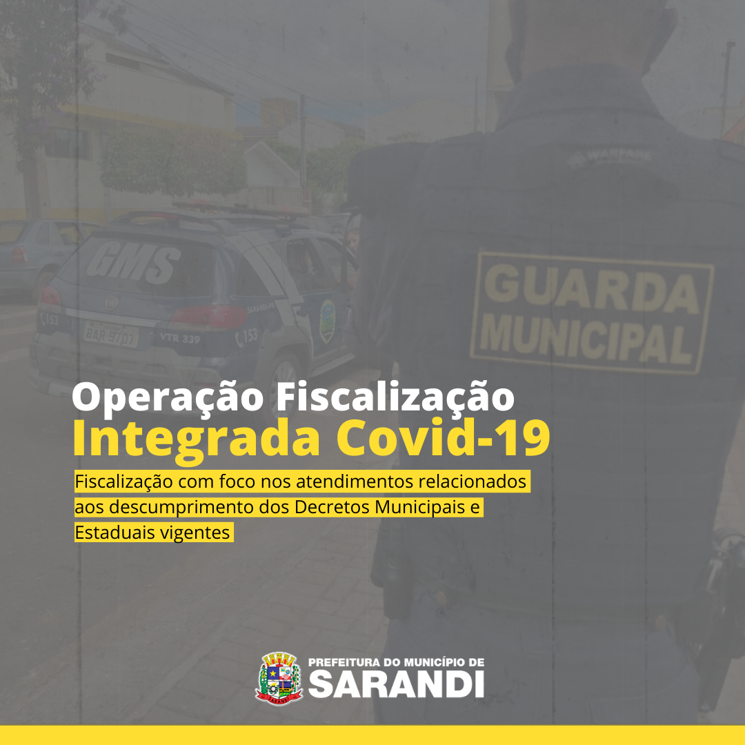 Operação Fiscalização Integrada Covid-19